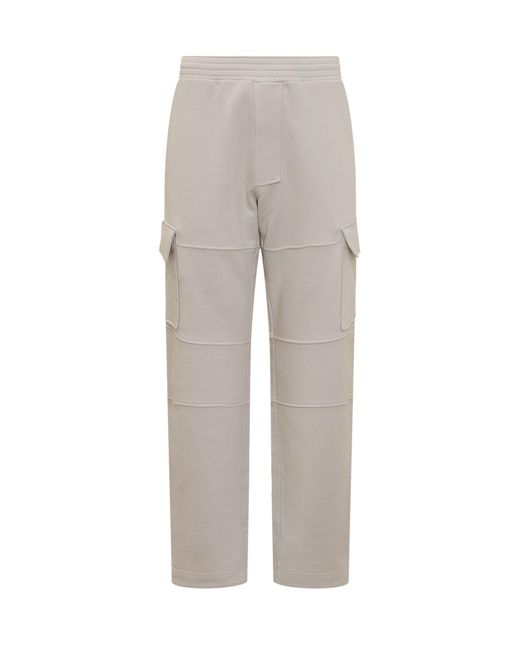 Givenchy Gray Arched Cargo Trousers for men