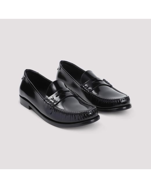 Saint Laurent Black Le Loafer 15 Mocassin for men