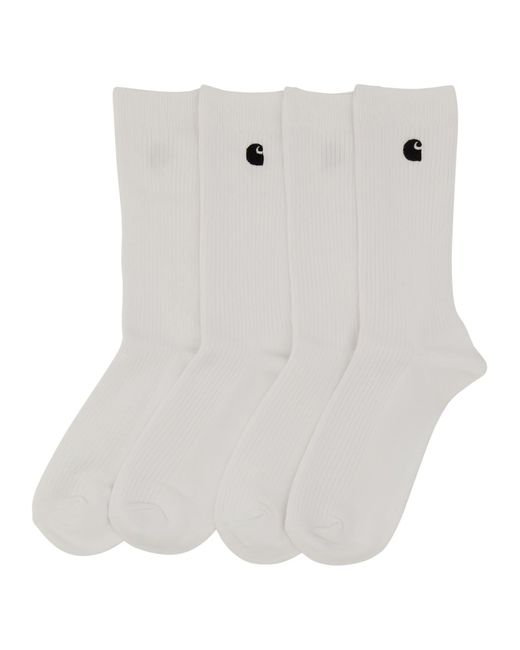 Carhartt White Socks With Logo for men
