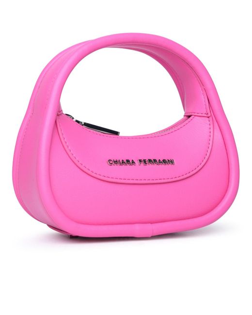 Chiara Ferragni Pink Hyper Small Fuchsia Polyester Bag