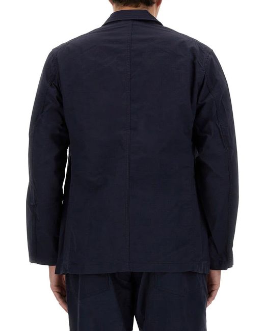 Engineered Garments Blue Cotton Jacket for men