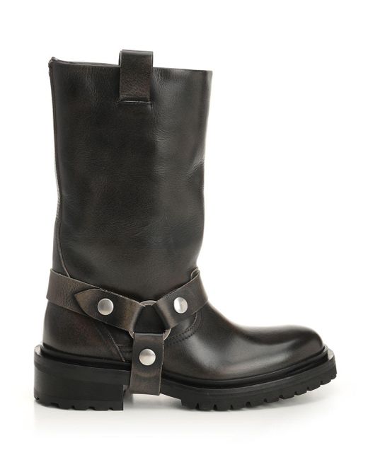 Golden Goose Deluxe Brand Black Kurt Boots
