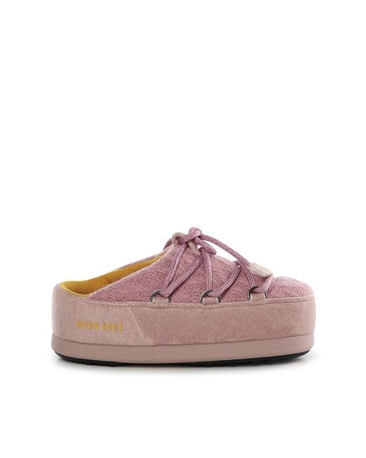 Moon Boot Pink Sandals Polyamide