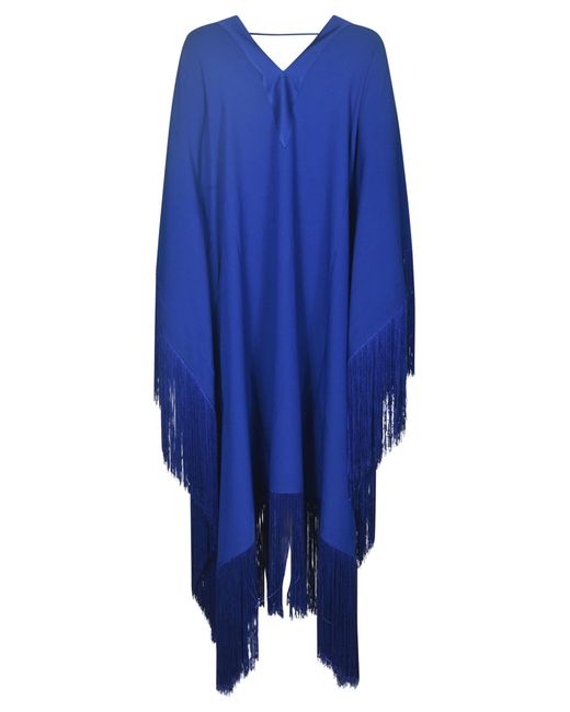 ‎Taller Marmo Blue Very Ross Viscose-Blend Kaftan Dress