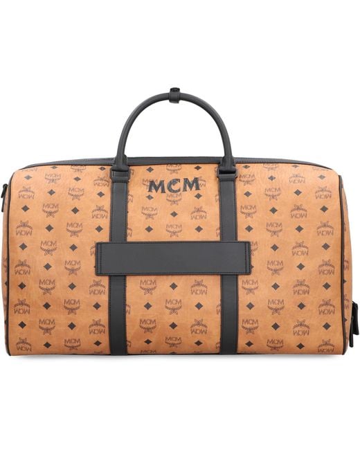MCM Brown Ottomar Weekender Travel Bag