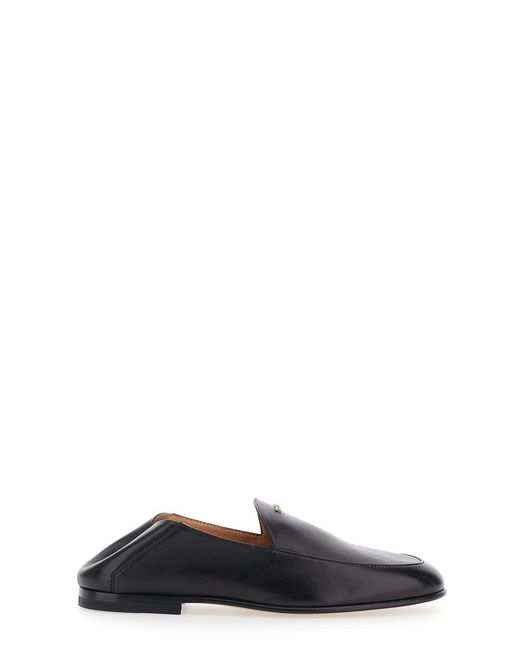 Tod's Black Loafers Leather Sheep