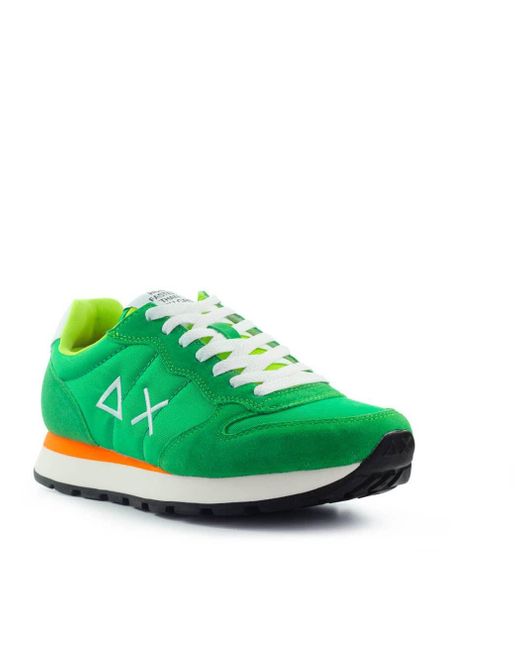 Sun 68 Synthetic Sun68 Tom Solid Nylon Green Sneaker for Men | Lyst