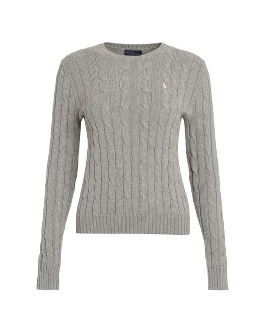 Polo Ralph Lauren Gray Cable Knit Sweater