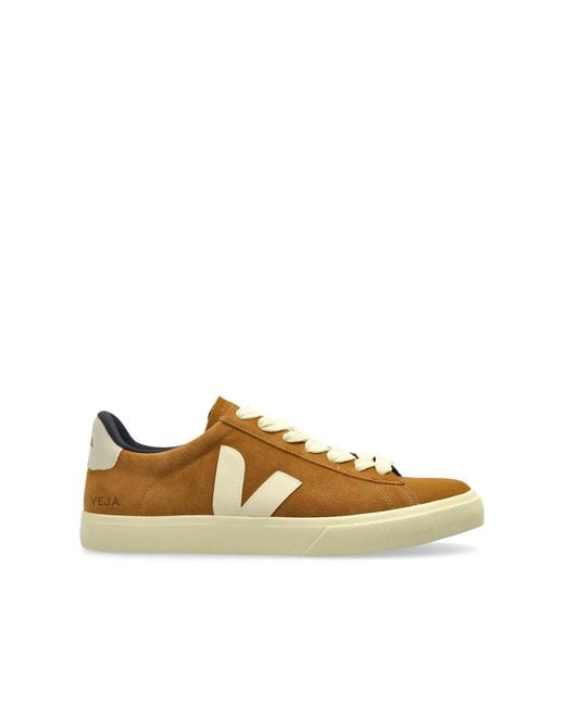 Veja Metallic Sneakers Campo Leather for men
