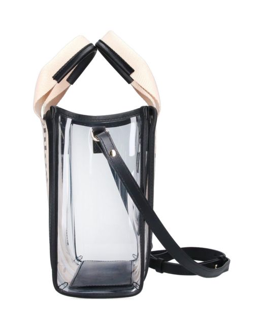 Chloé White Chlo Woody Small Tote Bag