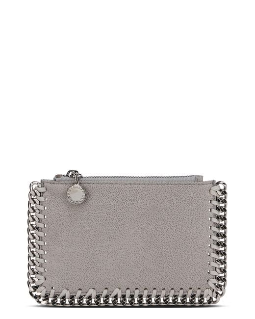 Stella McCartney Gray Cardholder Falabella Polyester Wallets & Purses