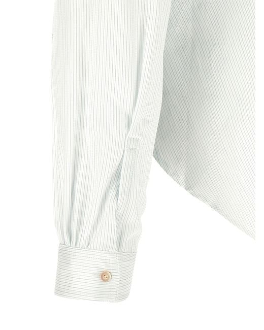 Kiko Kostadinov White Cotton Blouse for men