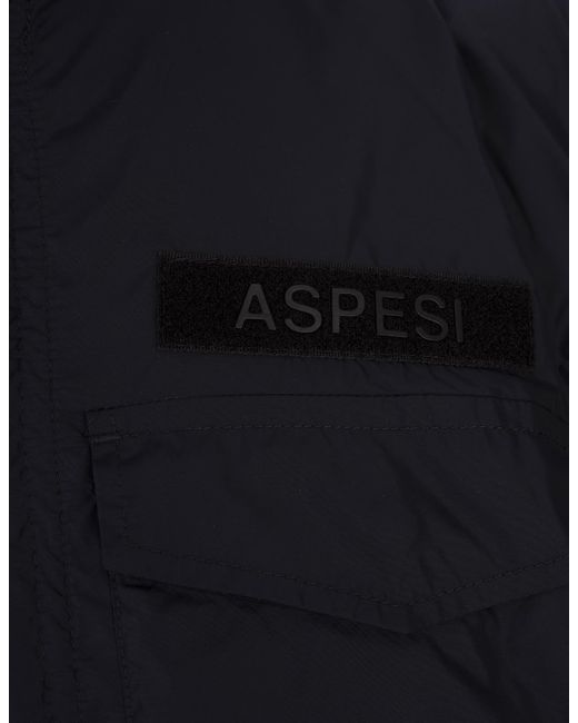 Aspesi Blue Mini Field Jacket for men