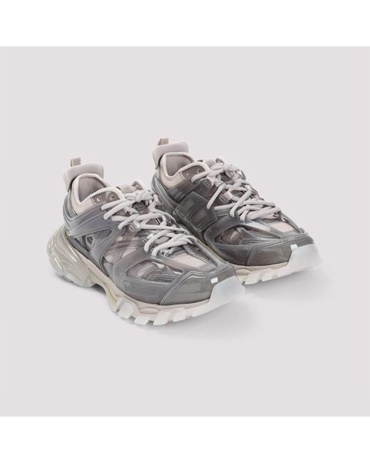 Balenciaga Gray Lace Up Sneakers