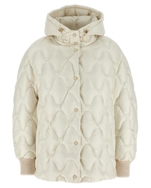 Fabiana Filippi Natural Hooded Down Jacket