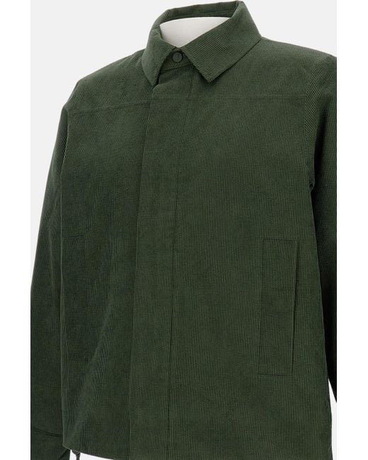 K-Way Green Ribbed Jacket for men