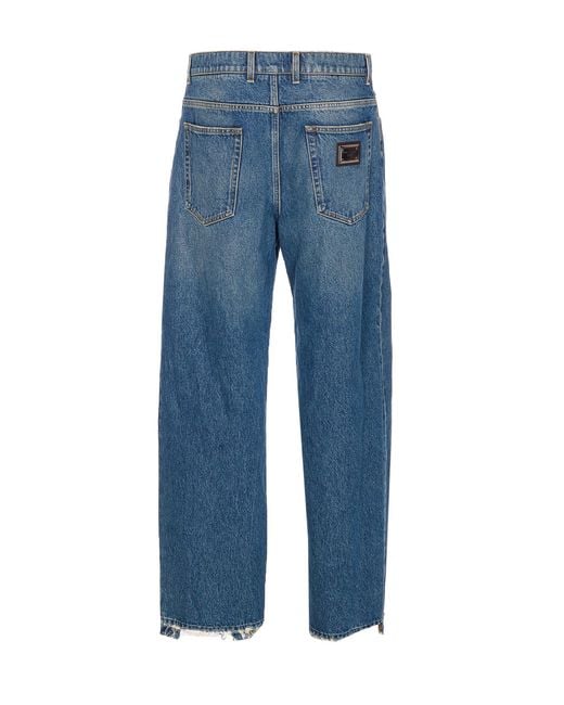Dolce & Gabbana Blue Jeans Cotton for men