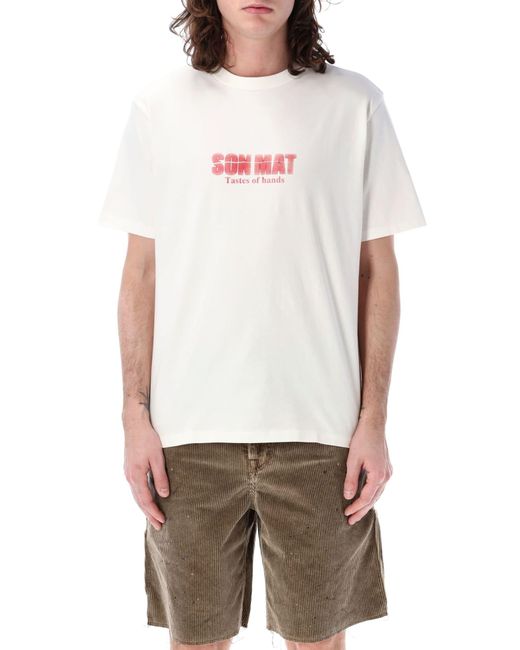 Our Legacy White Son Mat Boxy T-Shirt for men