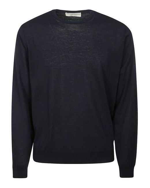 FILIPPO DE LAURENTIIS Blue Roundneck for men