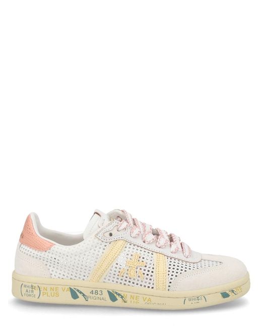 Premiata Natural Sneakers Bonnied Polyester Trainers