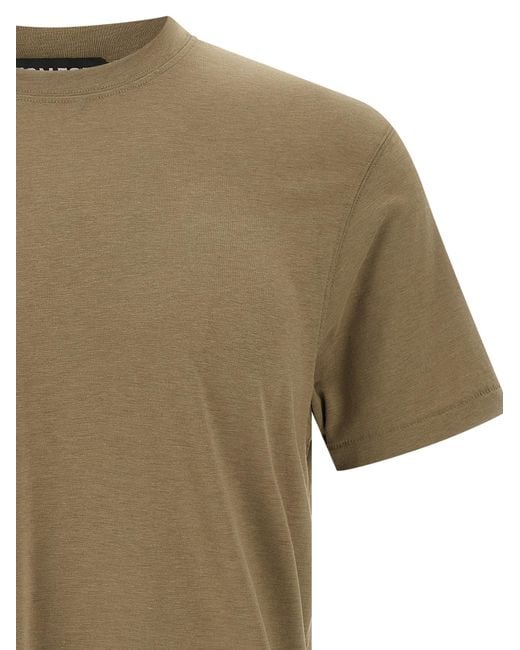 Tom Ford Green Logo Embroidery T-Shirt for men