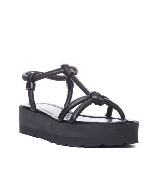 Gianvito Rossi Black Platform Sandals