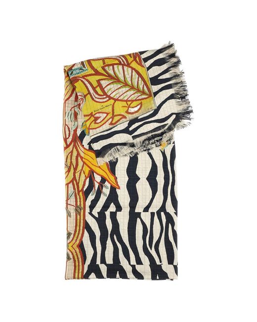 Pierre Louis Mascia White Scarfs Silk