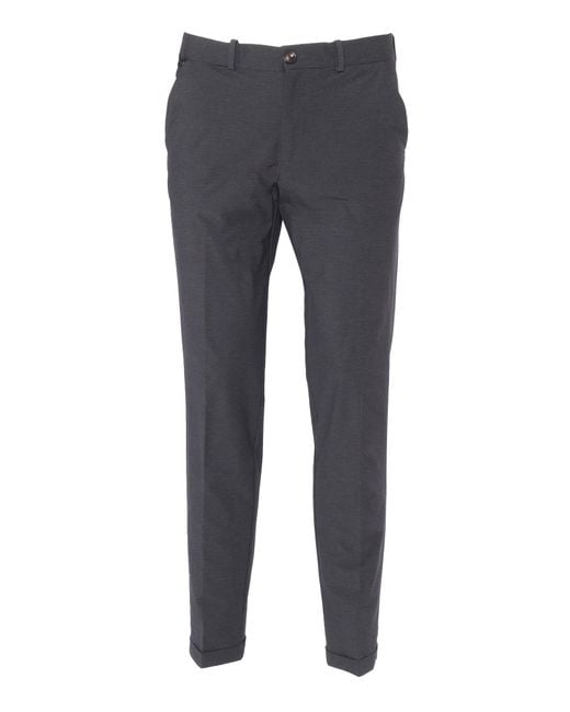 Rrd Blue Chino Trousers Polyamide Elastane Pant for men