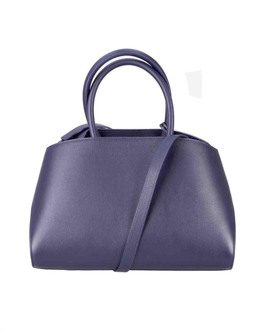 Ferragamo Blue Salvatore Hug Handbag