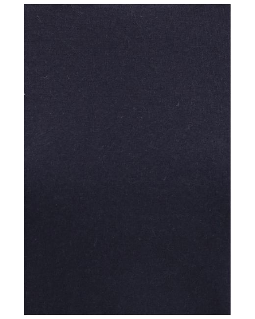Extreme Cashmere Blue Long-Sleeved Crew-Neck T-Shirt N°451 Lisa Cotton; Kashmir/Capra Hircus Knitwear