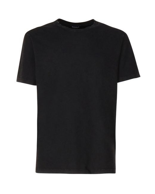 Dondup Black Regular Jersey T-Shirt for men