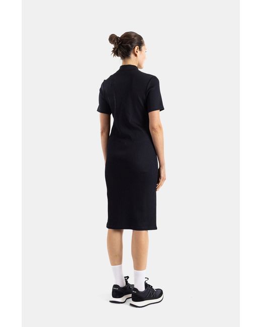 Moncler Blue Midi Polo Dress