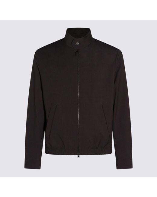 Canali Black Jackets _Wo for men