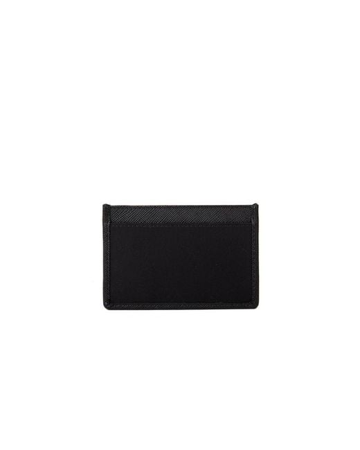 Prada Black Card Holder Leather Bags Card-Holders