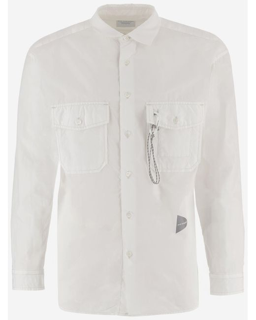 And Wander White Shirt Cotton-Blend for men