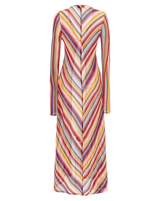 Missoni Red Long Knit Cover-Up