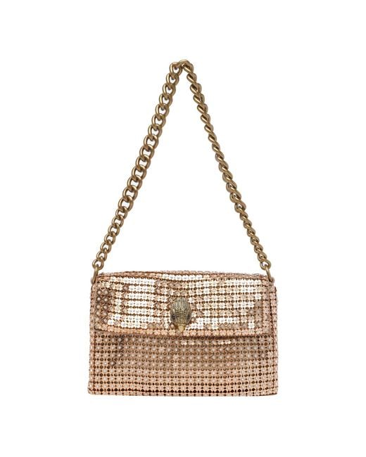 Kurt Geiger Metallic Mini Kensington Shoulder Bag