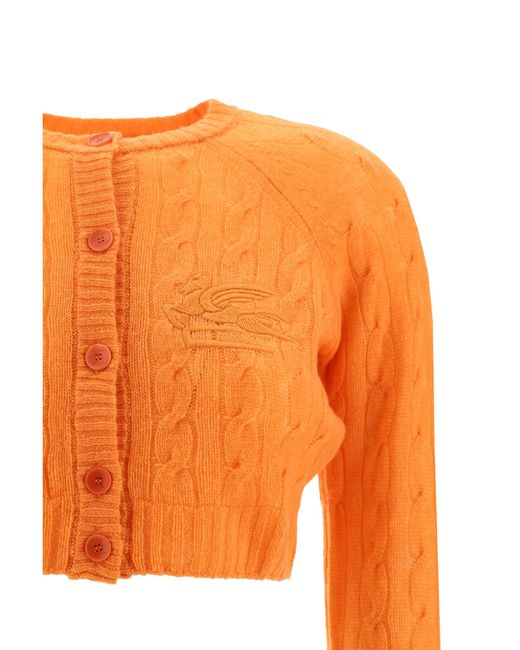 Etro Orange Knitwear