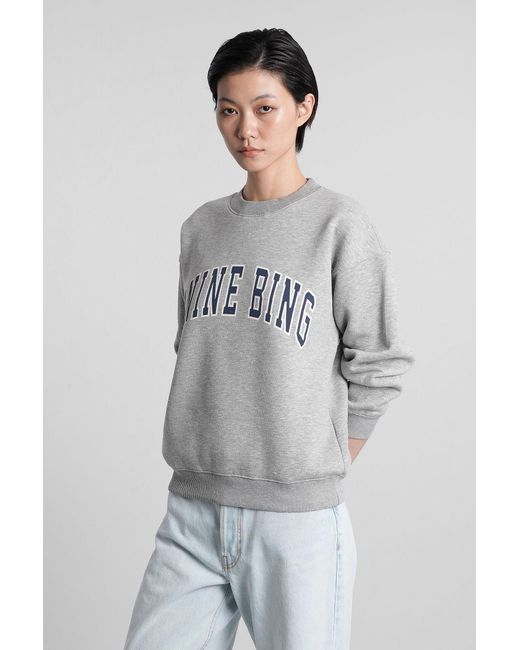 Anine Bing Gray Spencer Sweatshirt