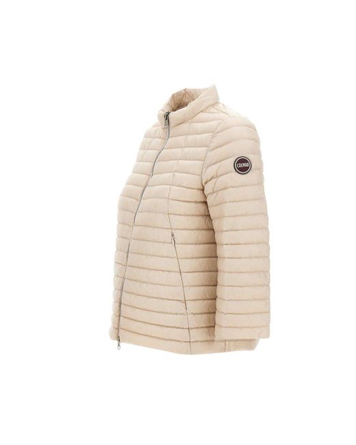 Colmar Natural Stand-Up Collar Quilted Padded Jacket