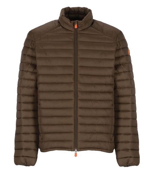 Save The Duck Brown Alexander Padded Jacket for men