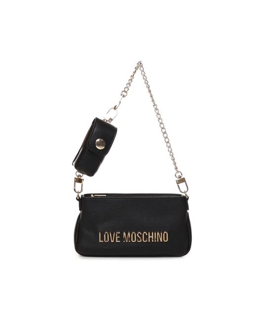 Love Moschino Bag With Pocket Detail in White Lyst