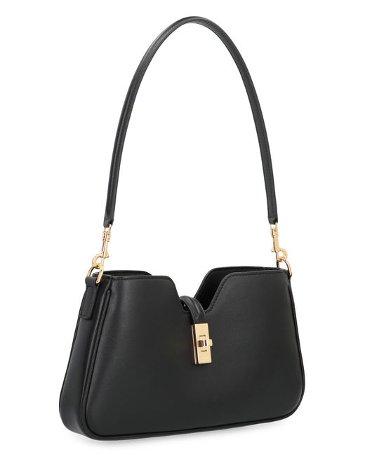 Céline Black Camille 16 Leather Shoulder Bag Lamb Handbags
