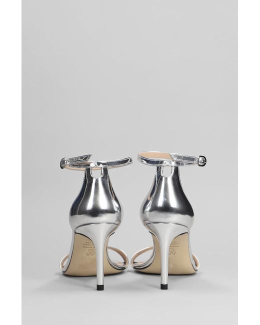 Stuart Weitzman Metallic Nudist Ii Sandals