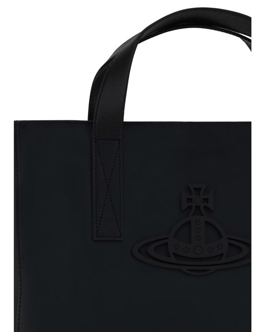 トートバッグ Vivienne Westwood SARAH MEDIUM TOTE (4D02000BU L00ANN401) Vivienne Westwood Sarah Medium Tote in Black | Lyst