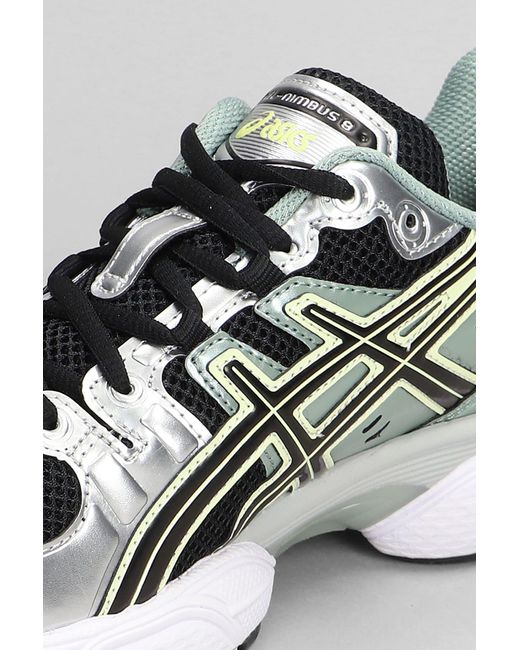 Asics Multicolor Gel-nimbus 9 Sneakers Black / Pure Silver for men