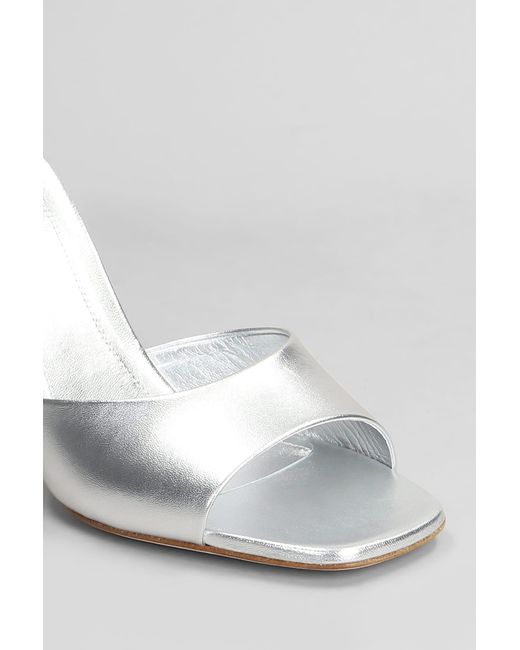 3Juin White Sasha 090 Slipper-Mule