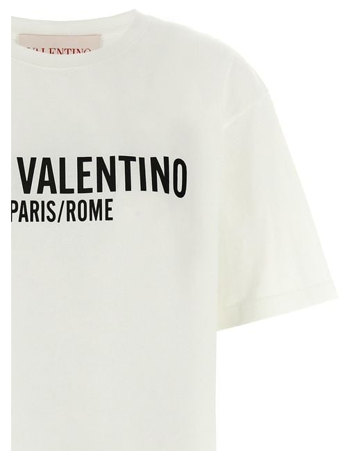 Valentino Garavani White Chez T-Shirt Cotton