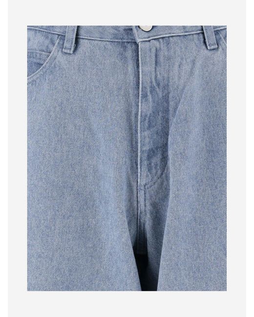 Emporio Armani Blue Cotton Denim Jeans for men