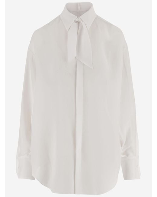 Sa Su Phi White Silk Shirt